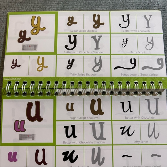 Cricut TYPE CANDY fonts - Picture 12 of 15